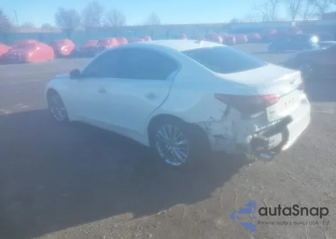 2018 Infiniti Q50 3.0T Luxe from USA, damaged, VIN JN1EV7AR6JM431839